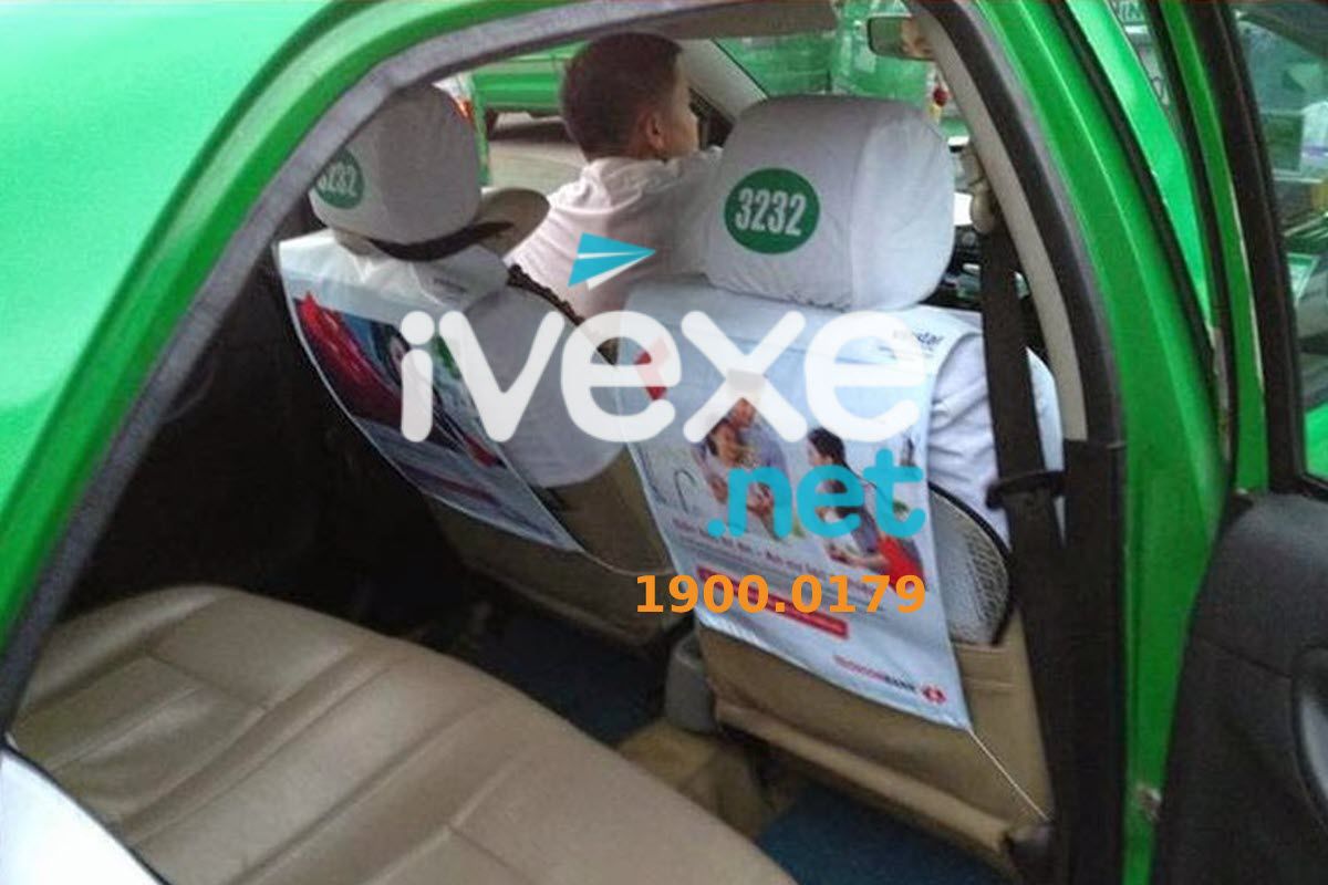 Nội thất của xe taxi Mai Linh tại Bến Tre