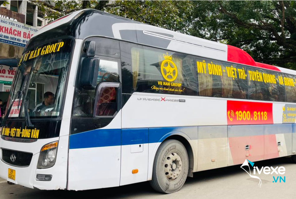 Nhà xe Vũ Hán Group tuyến Hà Nội đi Đoan Hùng Phú Thọ
