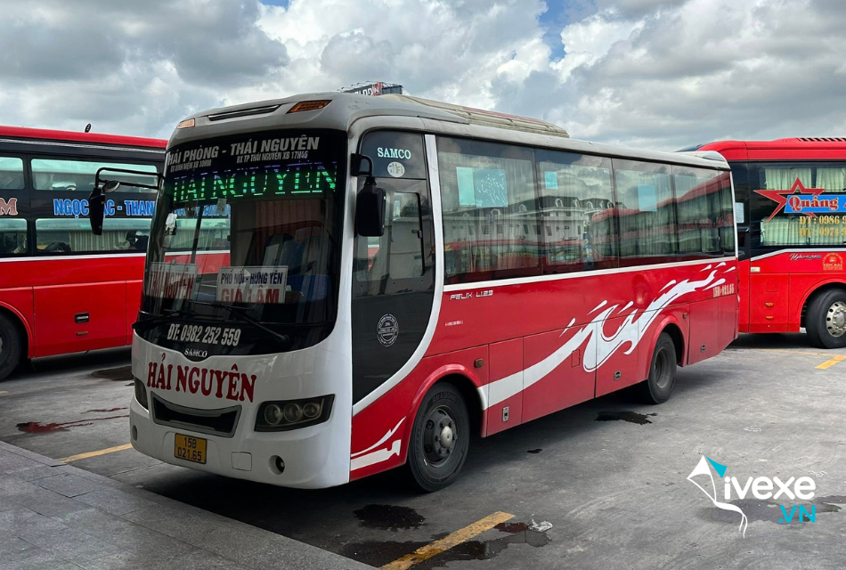 Nhà xe Hải Nguyên tuyến Hải Phòng đi Thái Nguyên