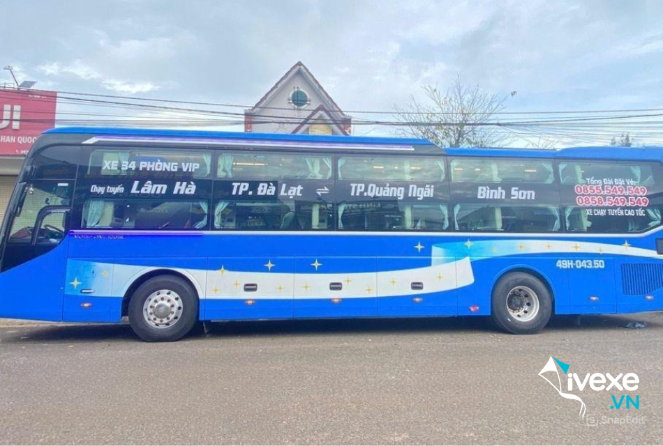 Nhà xe Quang Nhựt tuyến Quảng Ngãi đi Lâm Đồng