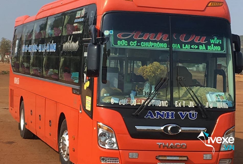 Nhà xe Anh Vũ tuyến Đà Nẵng đi Gia Lai