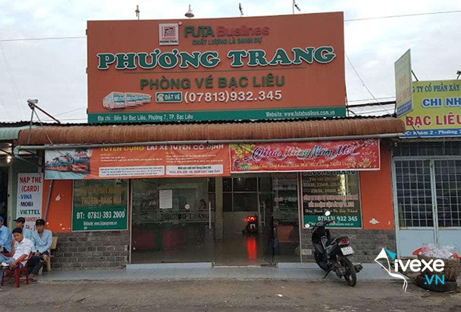 Địa chỉ phòng vé nhà xe Phương Trang tại Bạc Liêu