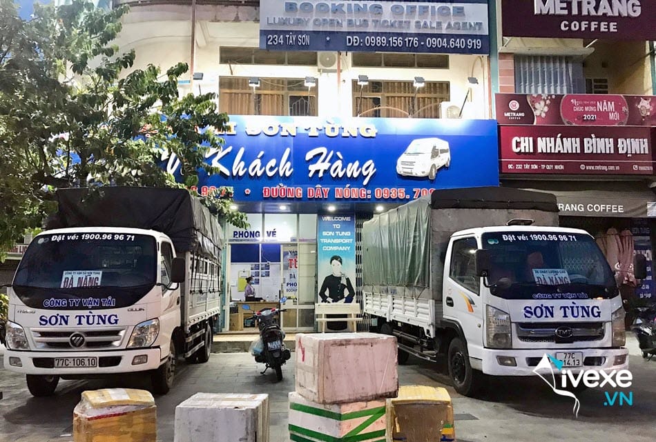 Địa chỉ phòng vé nhà xe Sơn Tùng tại Quy Nhơn - Bình Định