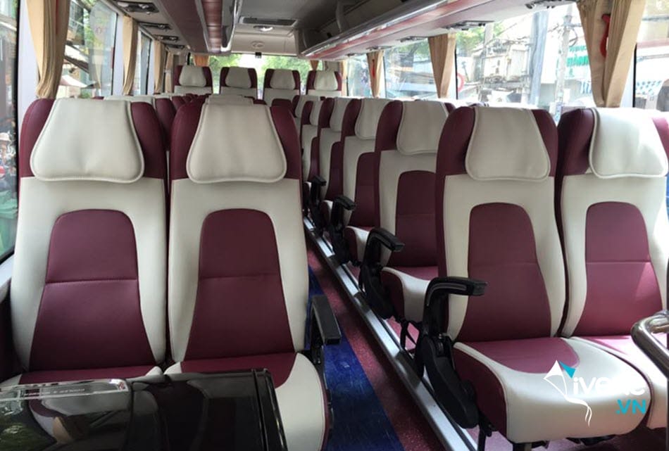 Dòng xe ghế ngồi 30 chỗ của xe Đại Ngân Bến Tre