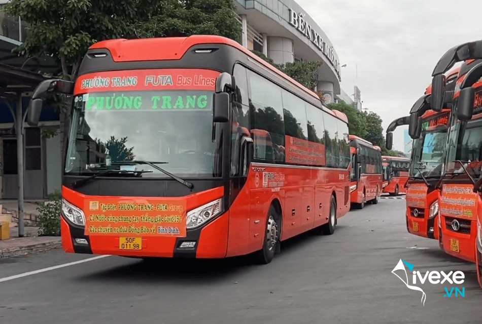 Nhà xe Phương Trang Quy Nhơn - Bình Định đi Sài Gòn