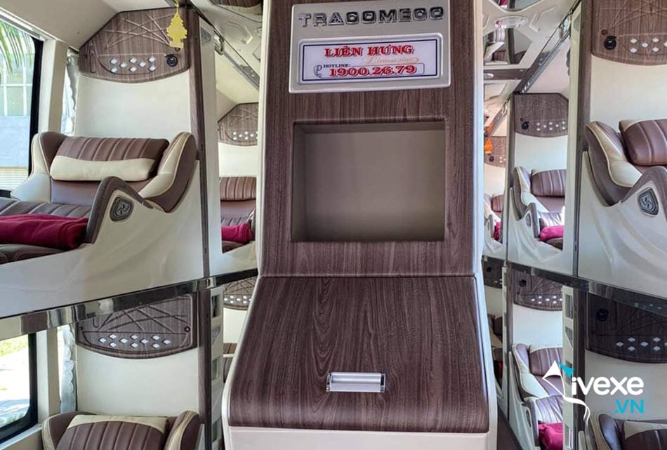 Nội thất xe Limousine 32 phòng cao cấp của xe Liên Hưng