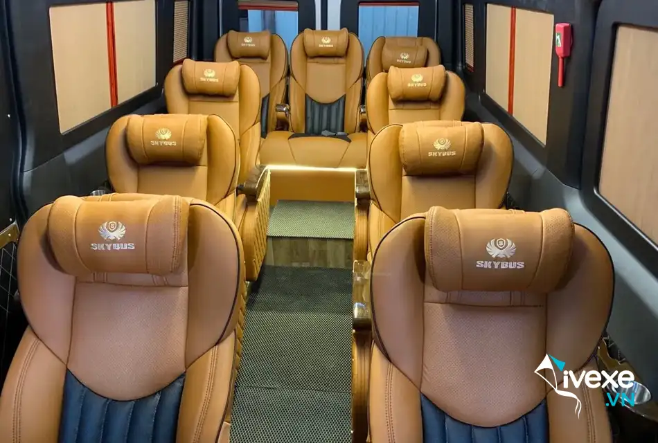 Tiện ích xe Limousine Vip của xe Đồng Phước Tây Ninh
