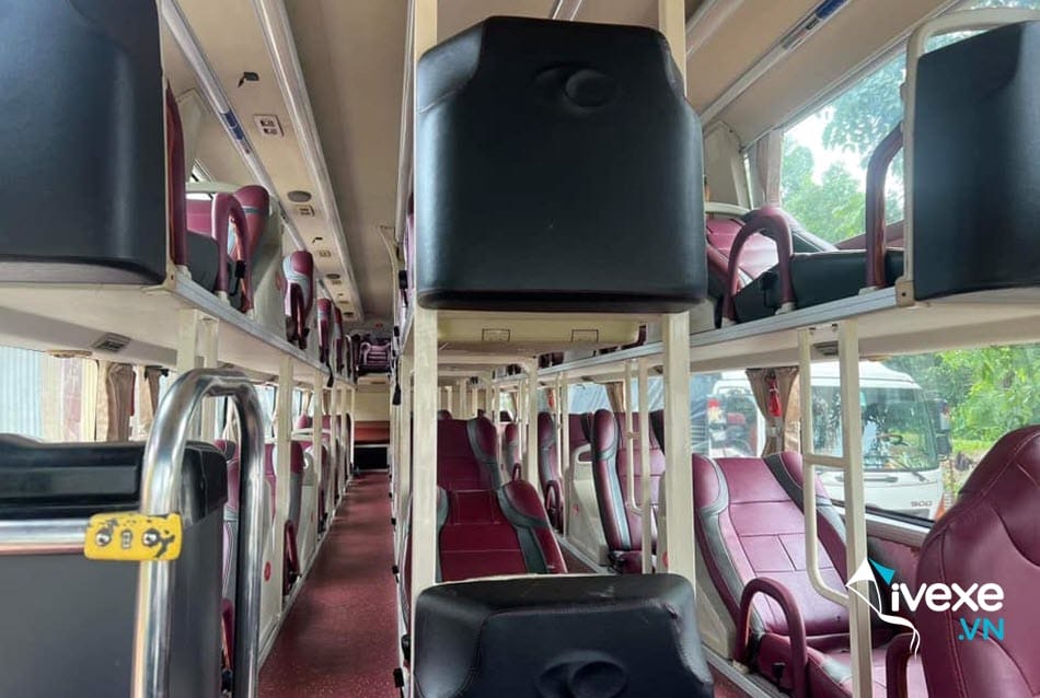 Tiện nghi xe giường nằm 40 chỗ của xe Hùng Cường An Giang