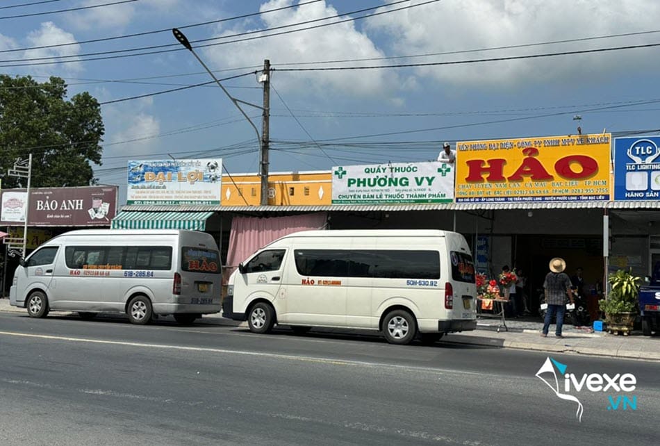 Địa chỉ văn phòng nhà xe Hảo tại Bạc Liêu