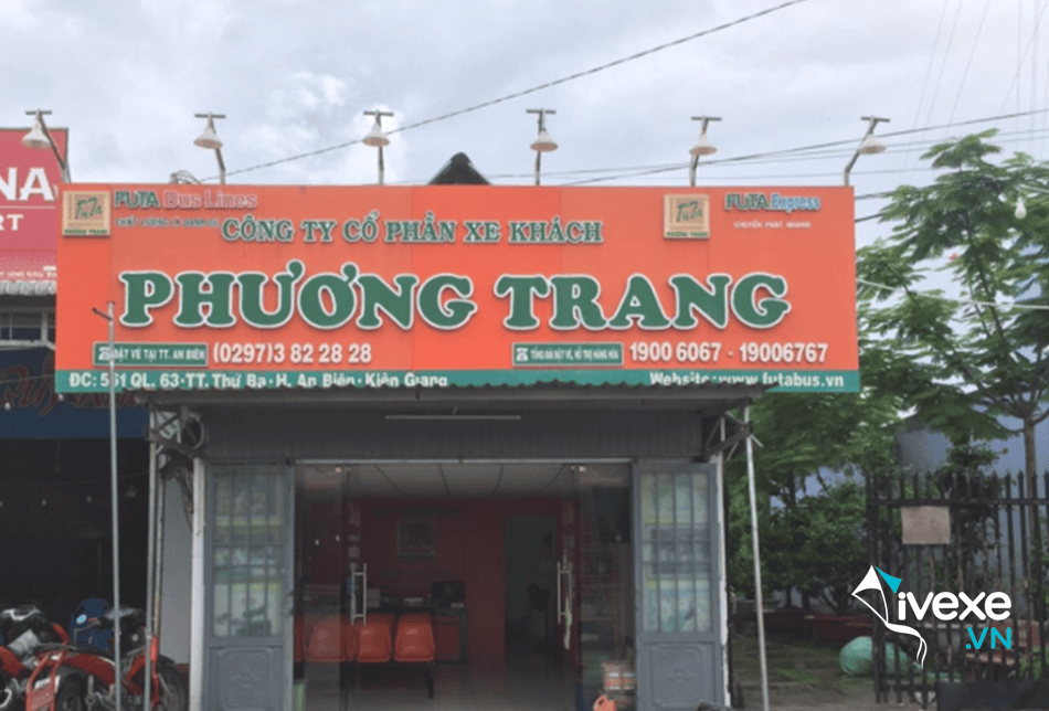 Địa chỉ văn phòng nhà xe Phương Trang tại Kiên Giang