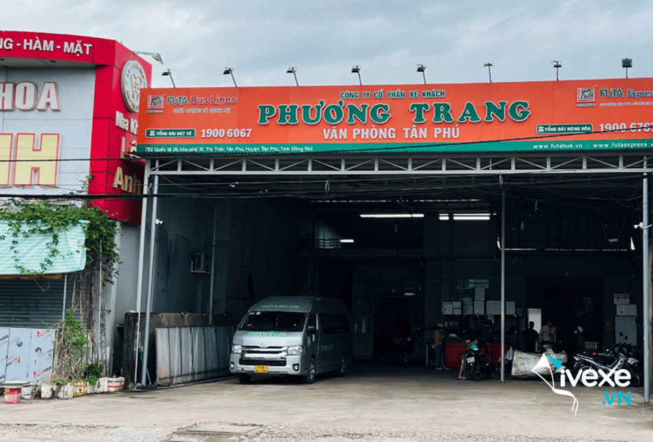 Địa chỉ văn phòng nhà xe Phương Trang Tân Phú - Đồng Nai