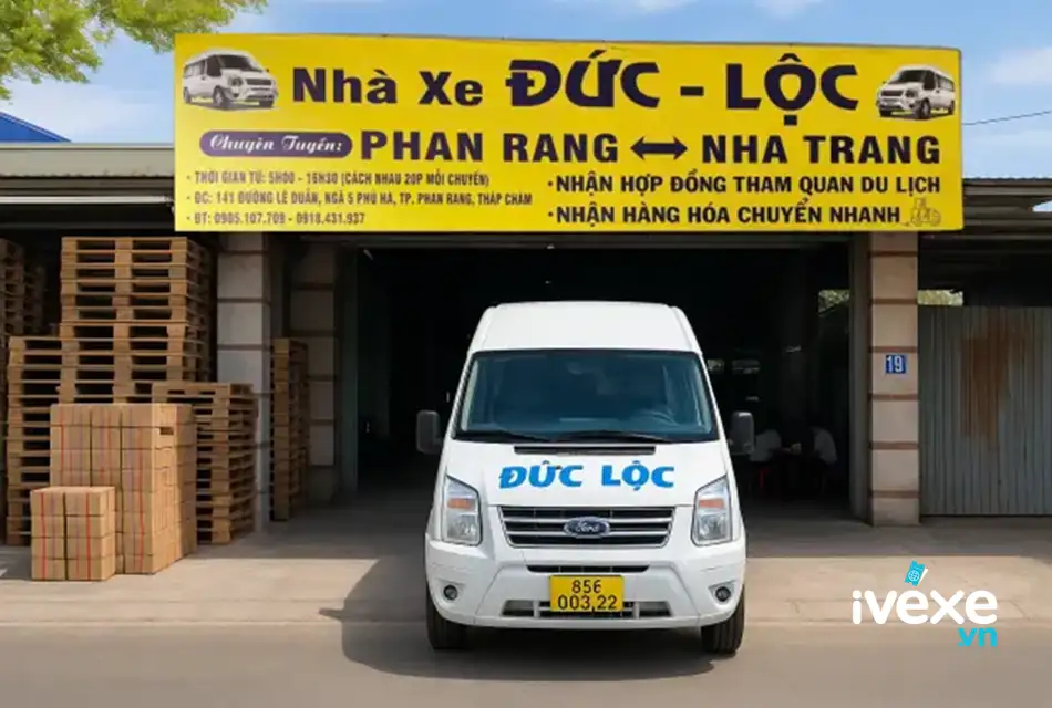 Nhà xe Đức Lộc tuyến Phan Rang đi Nha Trang