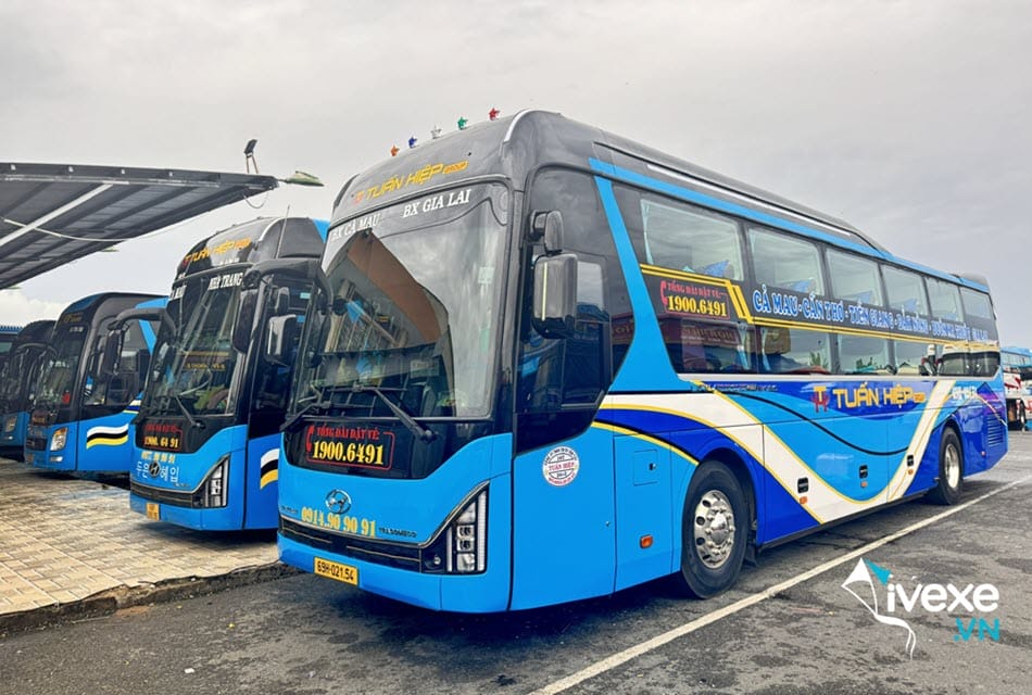 Nhà xe Tuấn Hiệp Cà Mau đi Gia Lai