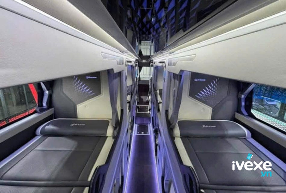 Nội thất xe Limousine 22 phòng của nhà xe Khánh Truyền