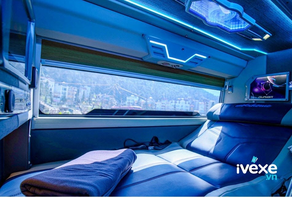 Xe Limousine 24 phòng hiện đại của xe Phương Trang Hà Nội đi các tỉnh