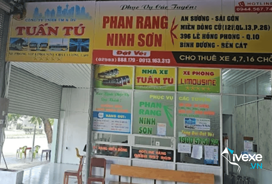 Địa chỉ phòng vé nhà xe Tuấn Tú tại Phan Rang