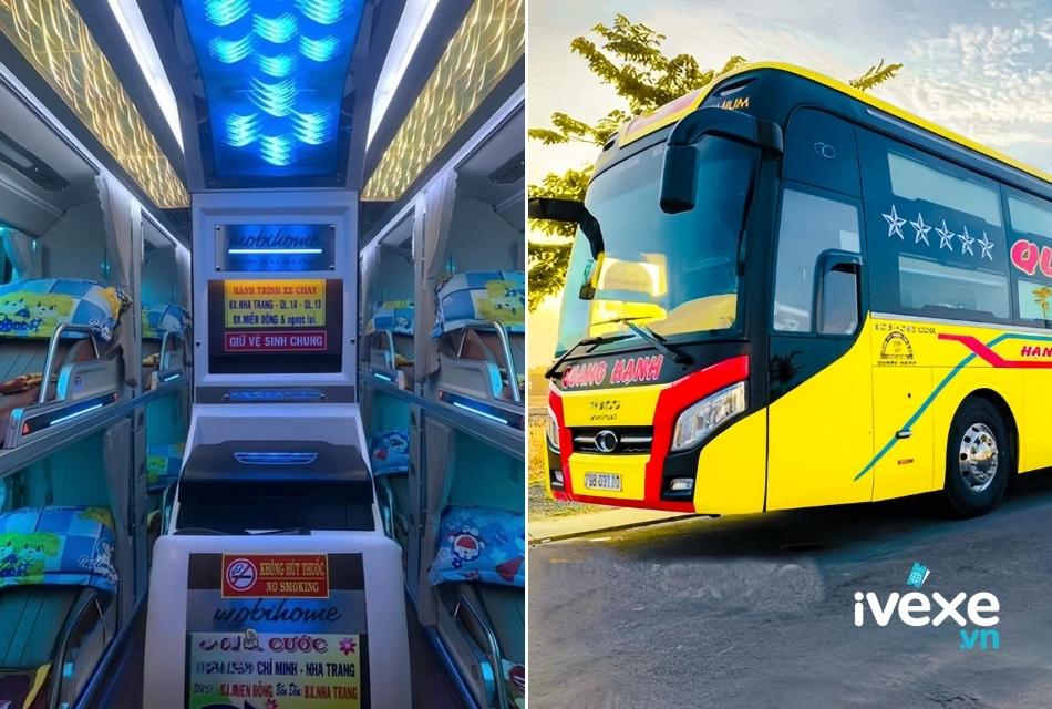Dòng xe giường Limousine 20 phòng cao cấp của nhà xe Quang Hạnh