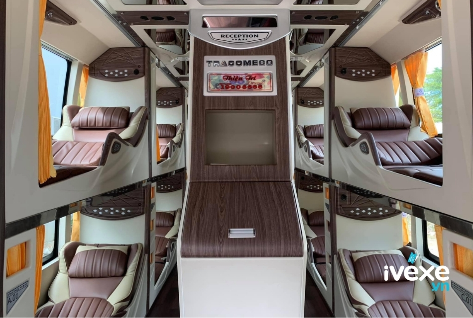 Nội thất dòng xe Limousine 20 phòng của nhà xe Thiện Trí