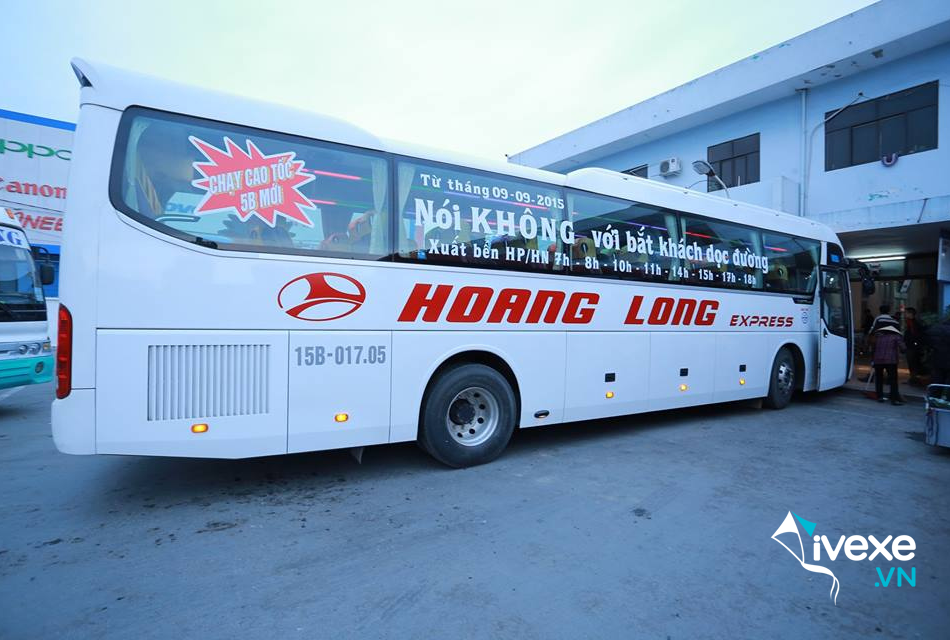 Nhà xe Hoàng Long (Hà Nội) tuyến Sài Gòn đi Hà Nội