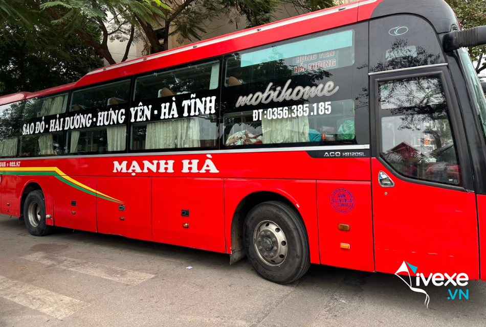 Nhà xe Mạnh Hà tuyến Hà Nội đi Hà Giang