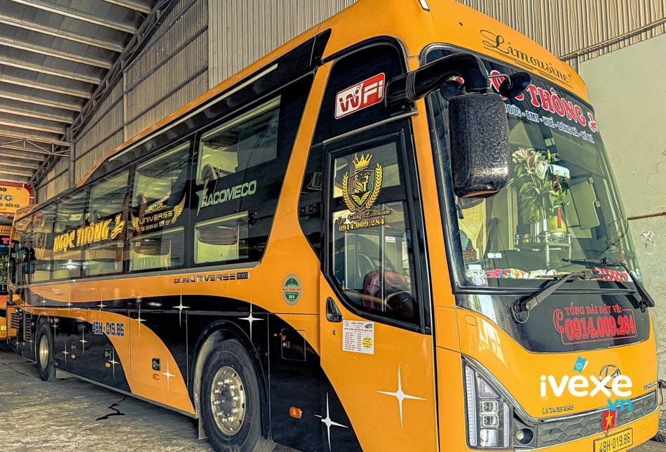 Nhà xe Ngọc Thông 1 tuyến xe Đắk Lắk đi Huế giá rẻ