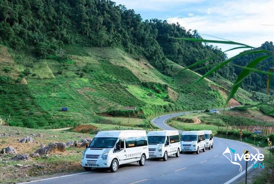 Nhà xe Nhật An Limousine tuyến Hà Nội đi Mộc Châu - Sơn La