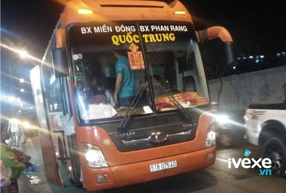 Nhà xe Quốc Trung chuyên tuyến Sài Gòn đi Ninh Thuận giá rẻ