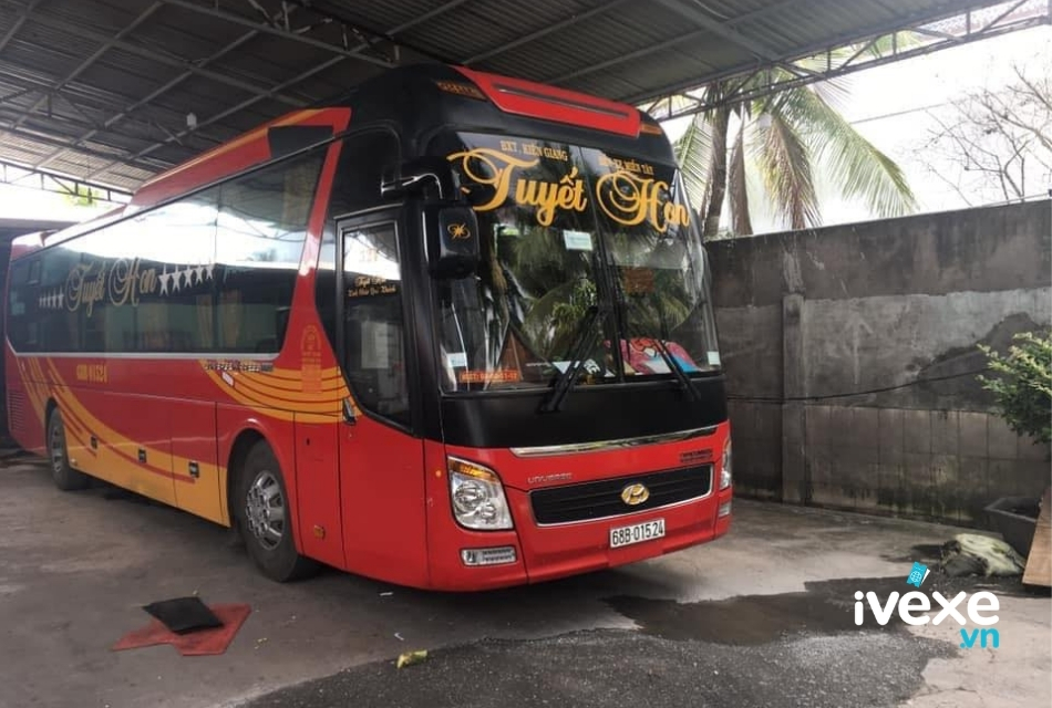 Nhà xe Tuyết Hon chuyên tuyến Sài Gòn đi Kiên Giang