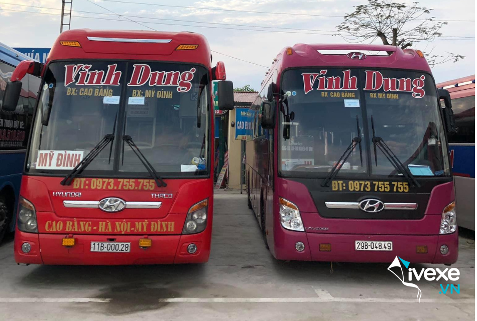 Nhà xe Vĩnh Dung tuyến Hà Nội đi Cao Bằng