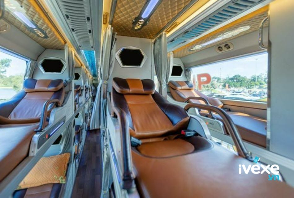 Nội thất xe Limousine 32 phòng của nhà xe Minh Phương