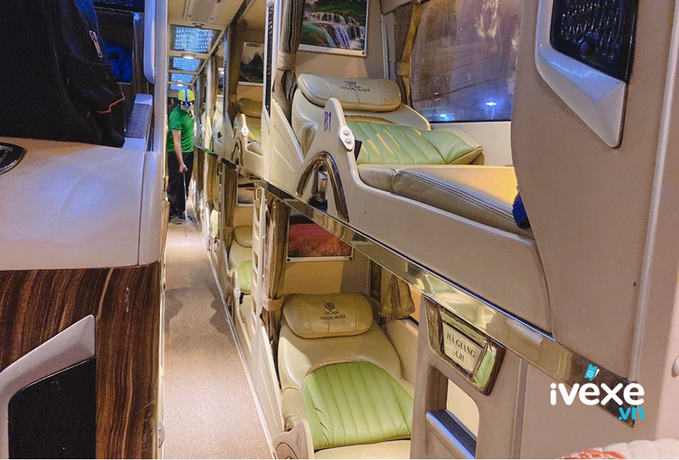 Nội thất xe Limousine 32 phòng Vip của xe khách Ngọc Ánh