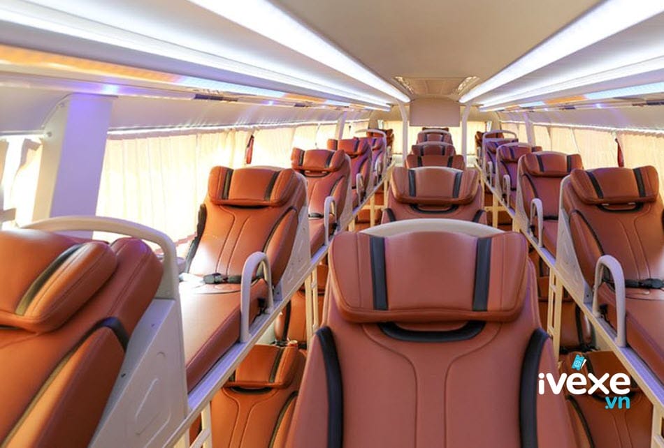 Tiện nghi xe giường nằm 40 chỗ của xe Trung Tín