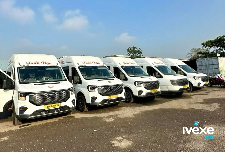Dòng xe ghế ngồi 16 chỗ của nhà xe Tuấn Nga