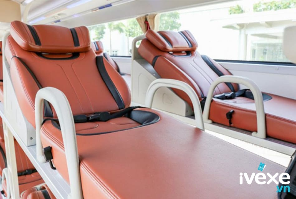 Xe giường nằm 45 chỗ rộng rãi, thoáng mát của xe khách Thanh Phương