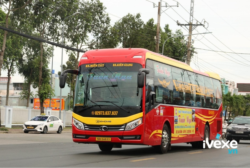 nhà xe Tuấn Nga chuyên tuyến Sài Gòn - Kiên Giang
