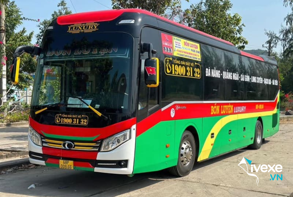Nhà xe Bốn Luyện tuyến Đà Nẵng đi Sài Gòn