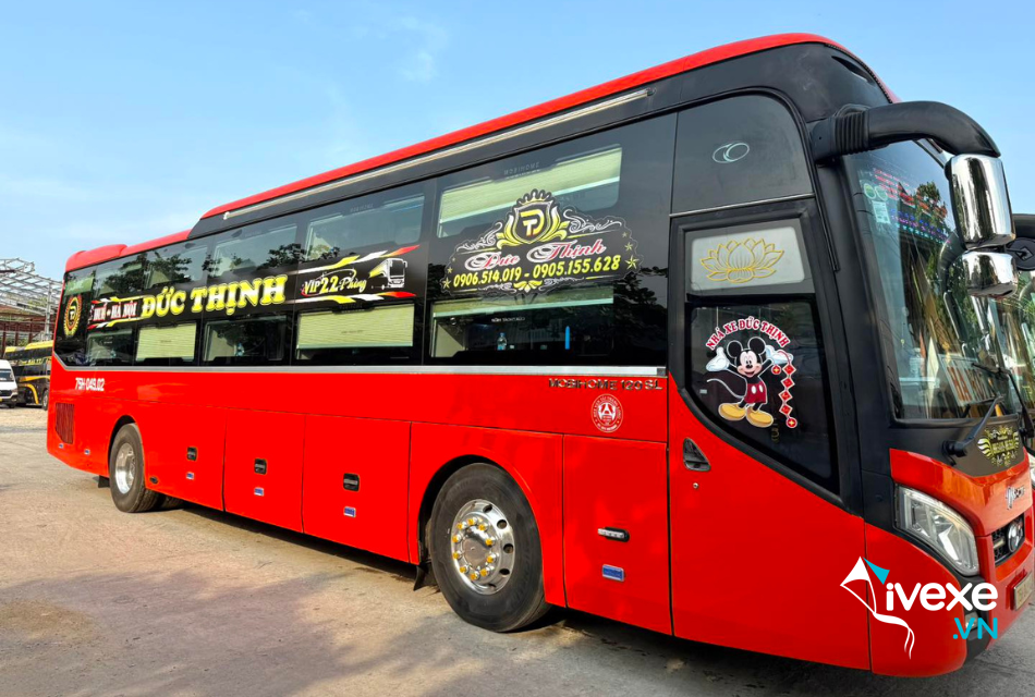 Nhà xe Đức Thịnh tuyến Hà Tĩnh đi Hà Nội