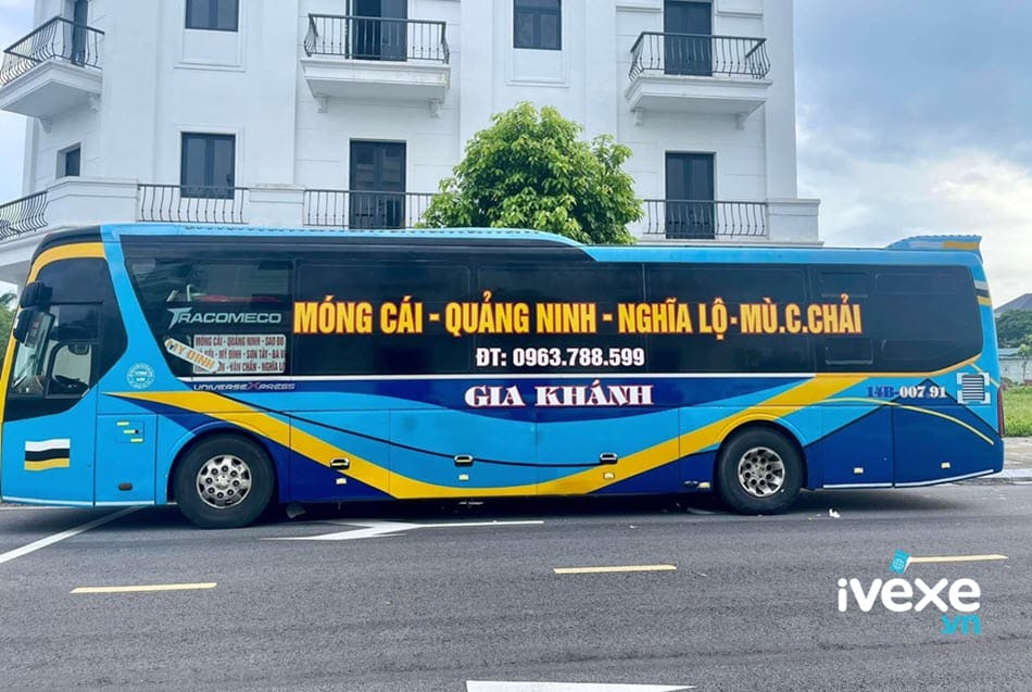 Nhà xe Gia Khánh tuyến xe Hà Nội đi Yên Bái giá rẻ