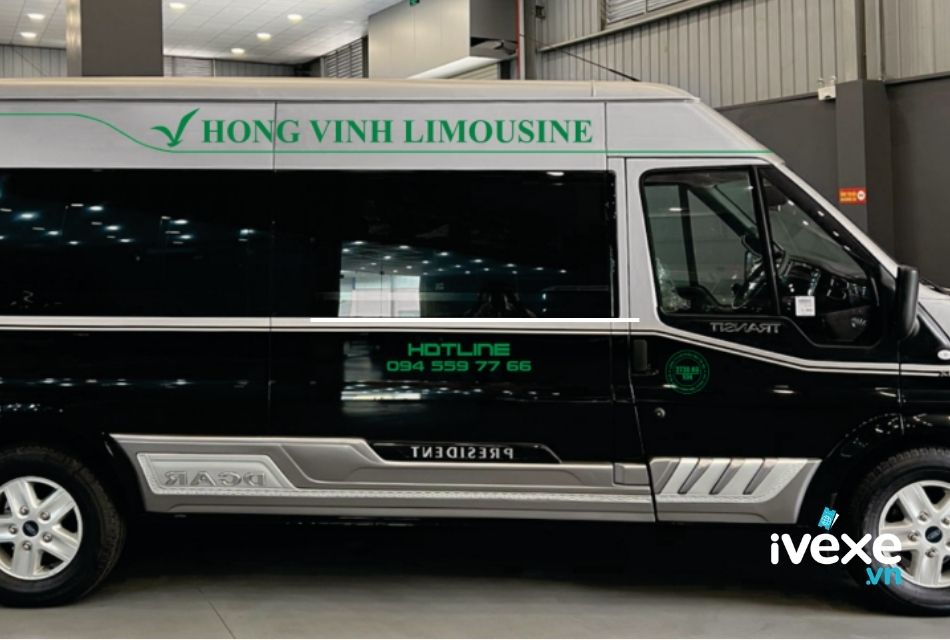 Nhà xe Hồng Vinh Limousine tuyến Hà Nội đi Vinh Nghệ An