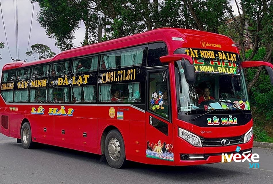 Nhà xe Lê Hải tuyến xe Sài Gòn đi Tây Ninh chất lượng cao