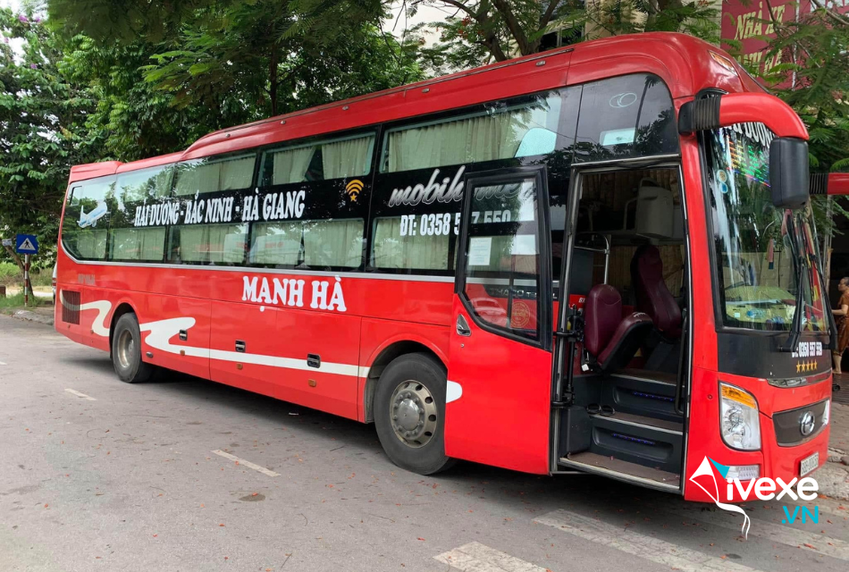 Nhà xe Mạnh Hà tuyến Hà Giang đi Hà Nội