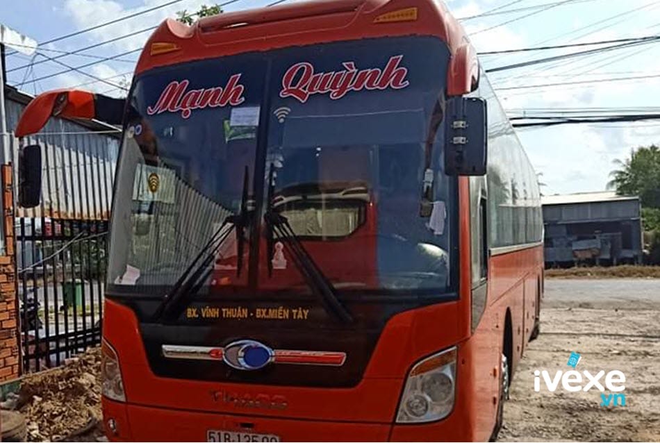 Nhà xe Mạnh Quỳnh dịch vụ chu đáo nhất