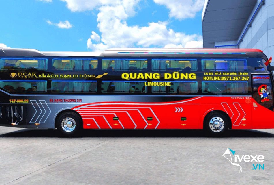 Nhà xe Quang Dũng Limousine tuyến Hà Tĩnh đi Hà Nội