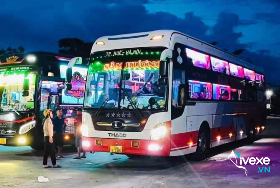 Nhà xe Sâm Hương tuyến Nghệ An đi Hà Nội