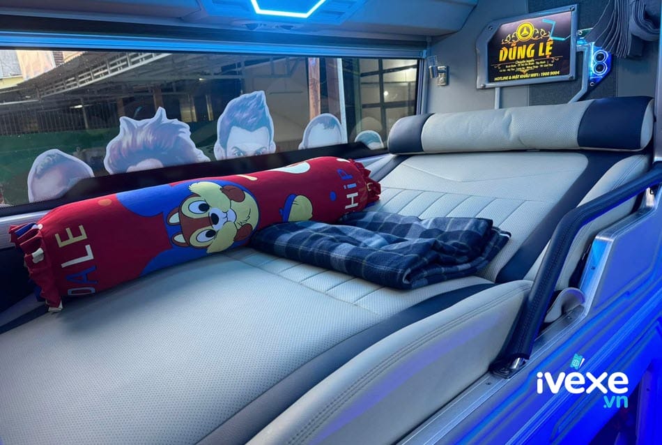 Tiện nghi hiện đại xe Limousine 22 phòng của nhà xe Dũng Lệ