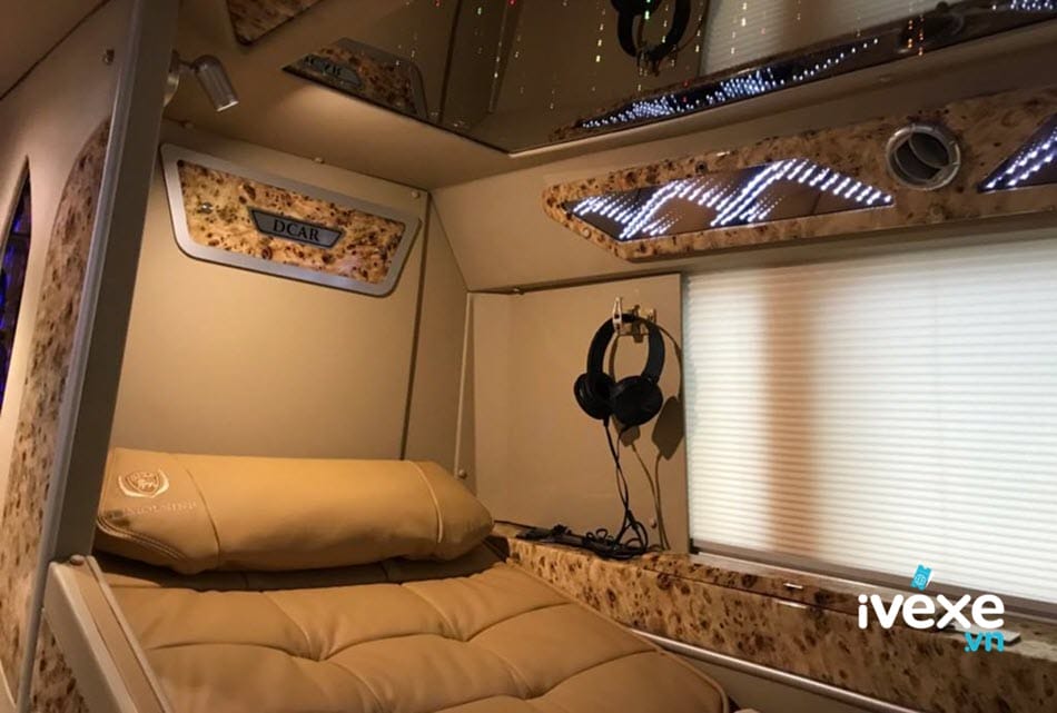 Tiện nghi sang trọng xe Limousine 24 phòng của xe Đức Đạt
