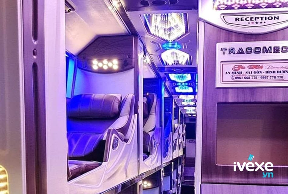 Tiện nghi sang trọng xe Limousine 34 phòng của xe khách Gia Huệ