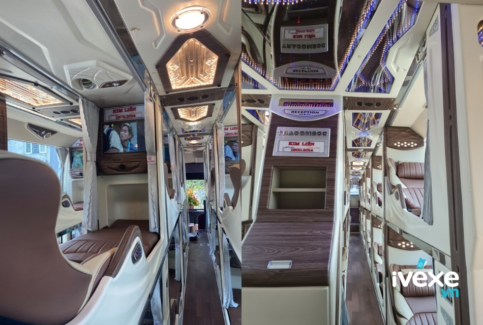 Dòng xe Limousine giường nằm cao cấp của nhà xe Kim Liên