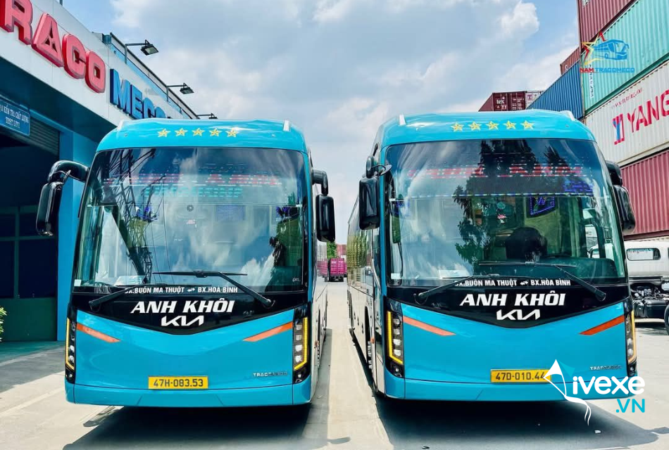 Nhà xe Anh Khôi tuyến Hà Nội đi Gia Lai