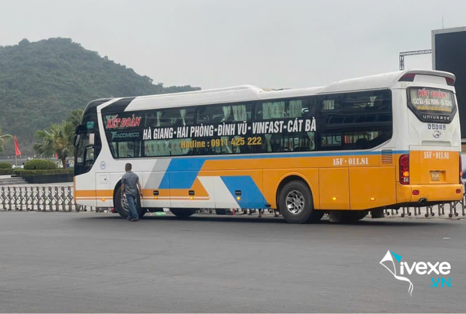 Nhà xe HTX Kết Đoàn Cát Bà tuyến Nghệ An đi Hải Phòng